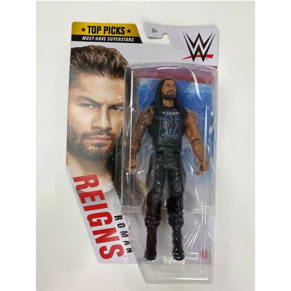 WWE Roman Reigns Action Figure Serie Top Picks | Scalato 15cm Con True FX | Giocattolo Da Combattimento Per Bambini E Collezionisti